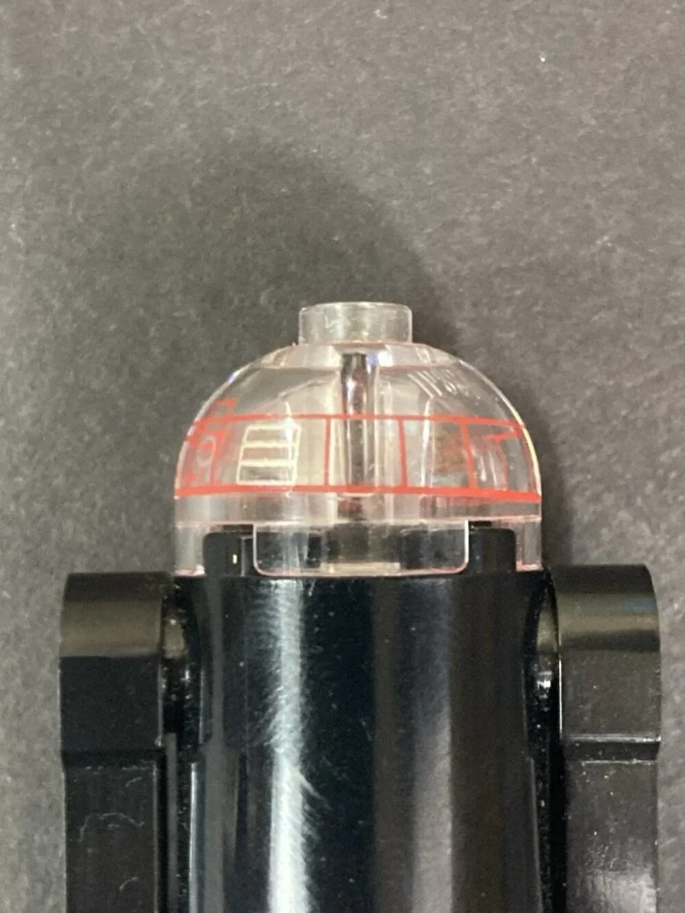 Lego Star Wars Astromech R2 Unit - Black w/Clear Dome - Mint! Collector Owned!